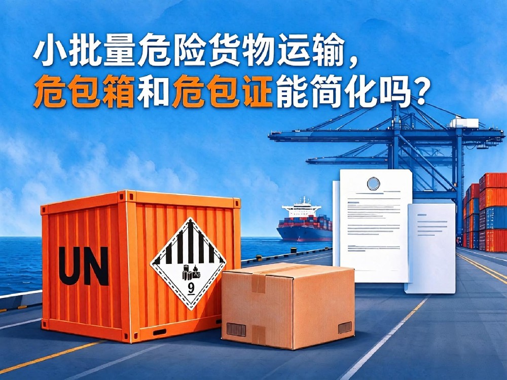 小批量危险货物运输，危包箱和危包证能简化吗？